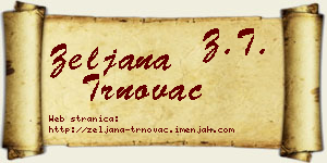 Željana Trnovac vizit kartica